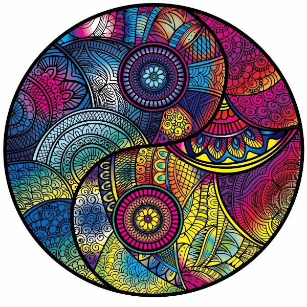 Yin Yang - Wooden Jigsaw Puzzle