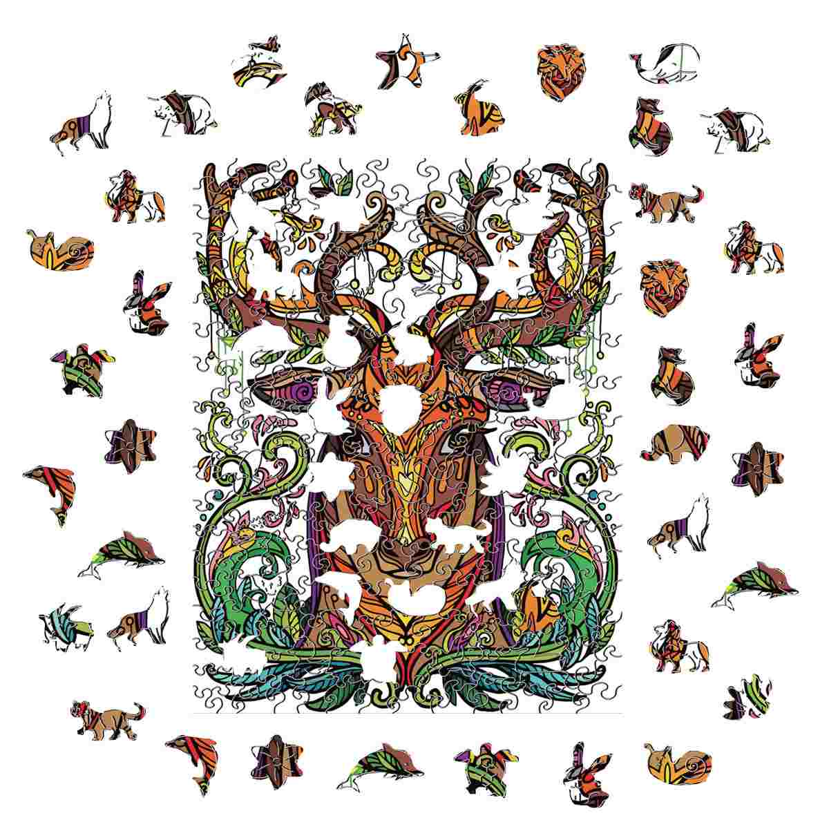The Majestic Stag – Wooden Jigsaw Puzzle