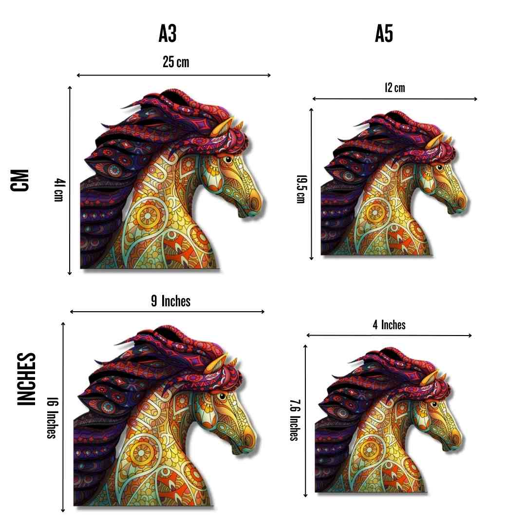 Horse of Knowledge – Wooden Jigsaw Puzzle
