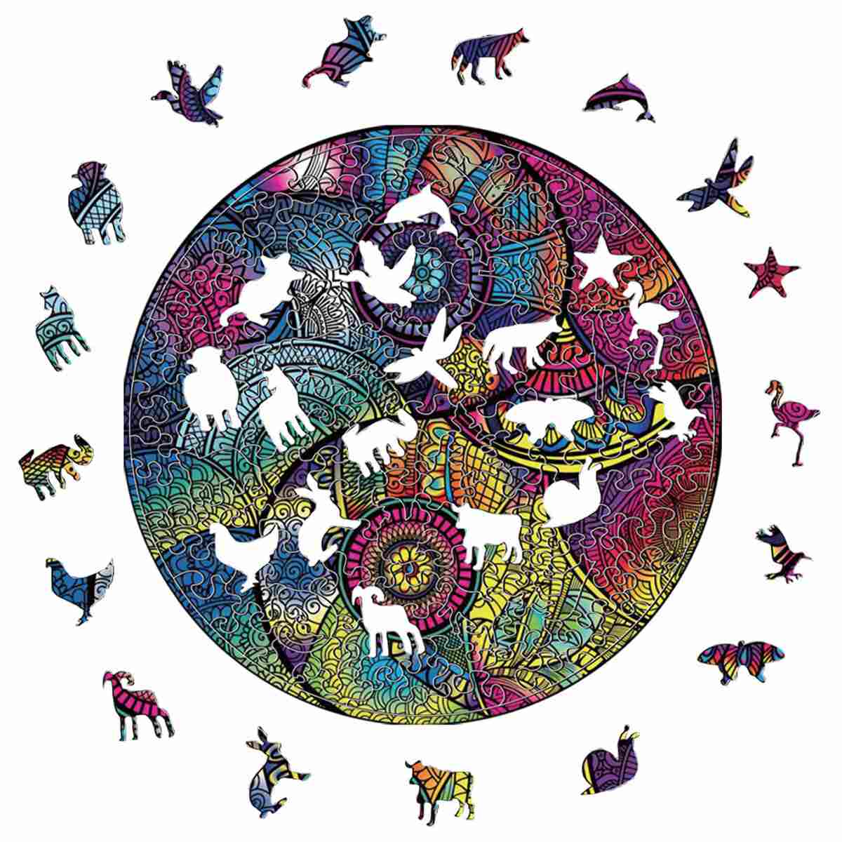 Yin Yang - Wooden Jigsaw Puzzle