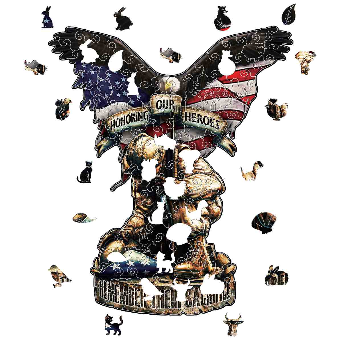 Heroes of Valor – Wooden Jigsaw Puzzle