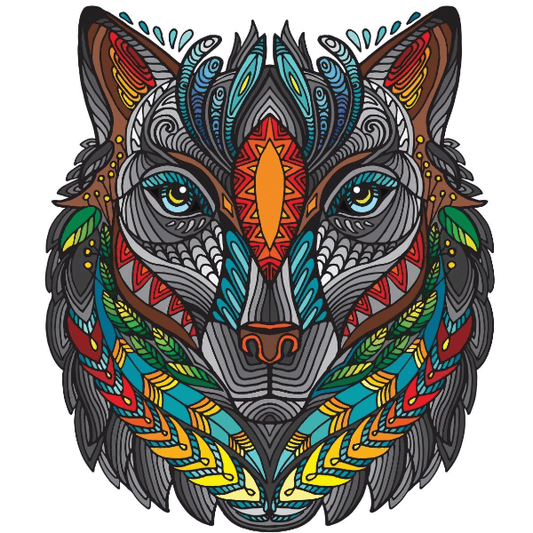 Wolf Soldier - Wooden Jigsaw Puzzle