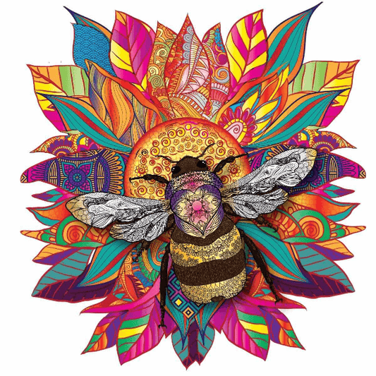 Bee and Bloom – Wooden Jigsaw Puzzle