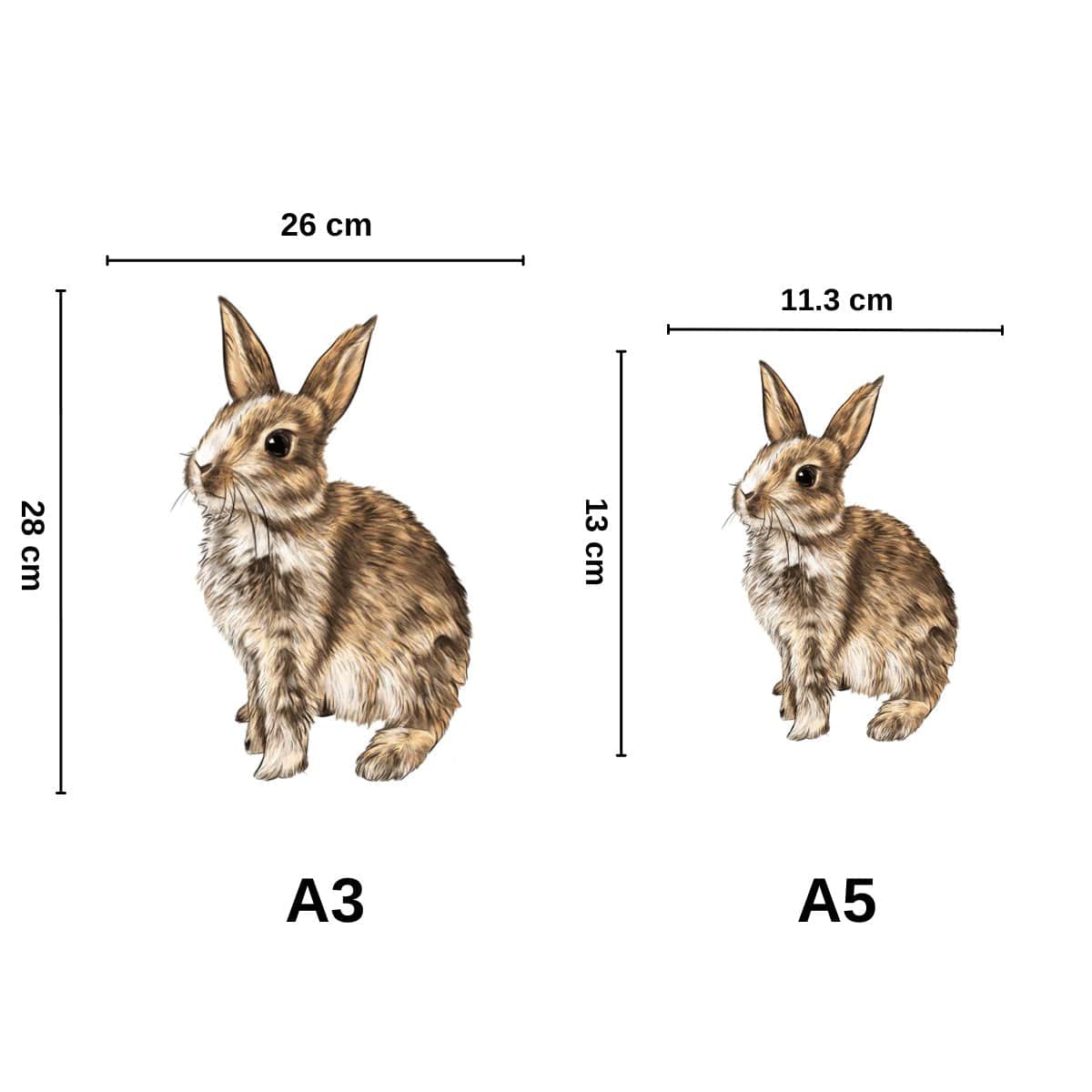 The Gentle Bunny – Wooden Jigsaw Puzzle