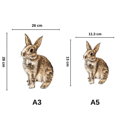 The Gentle Bunny – Wooden Jigsaw Puzzle