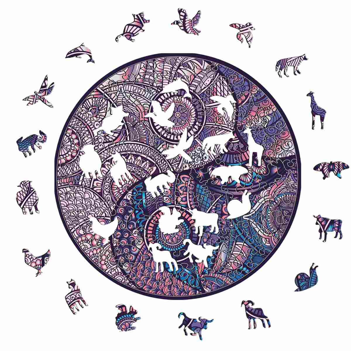 The Yin Yang Cycle – Wooden Jigsaw Puzzle
