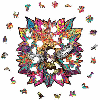 Bee and Bloom – Wooden Jigsaw Puzzle